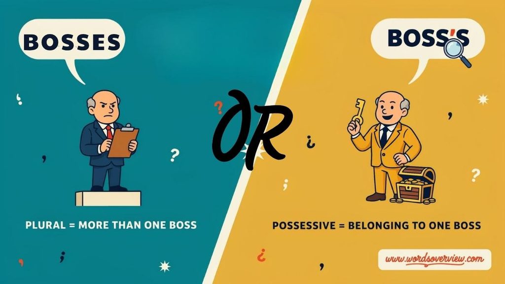 Bosses or Boss’s or Bosses’