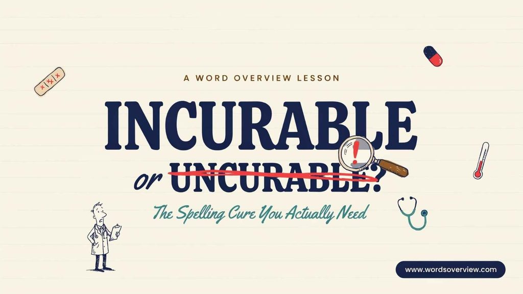 Meaning of incurable and uncurable