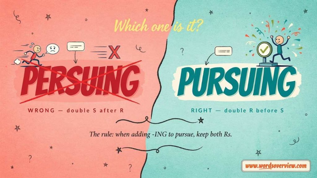 Pursuing or Pursing What's the Difference?
