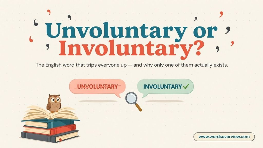 correct word and their usage