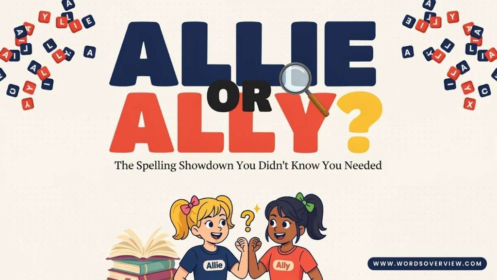 Allie or Ally correct spelling explained