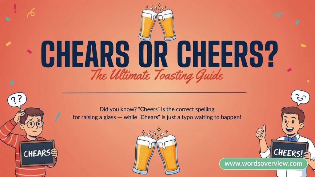 Cheer or Cheers What’s the Difference?