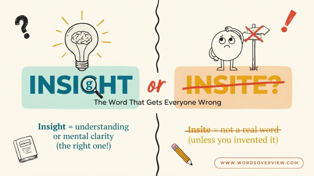 Insight and Incite What Is the Difference?