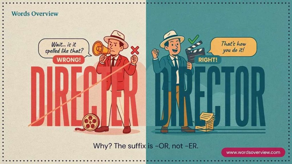Directer Correct Spelling or Director Correct Spelling
