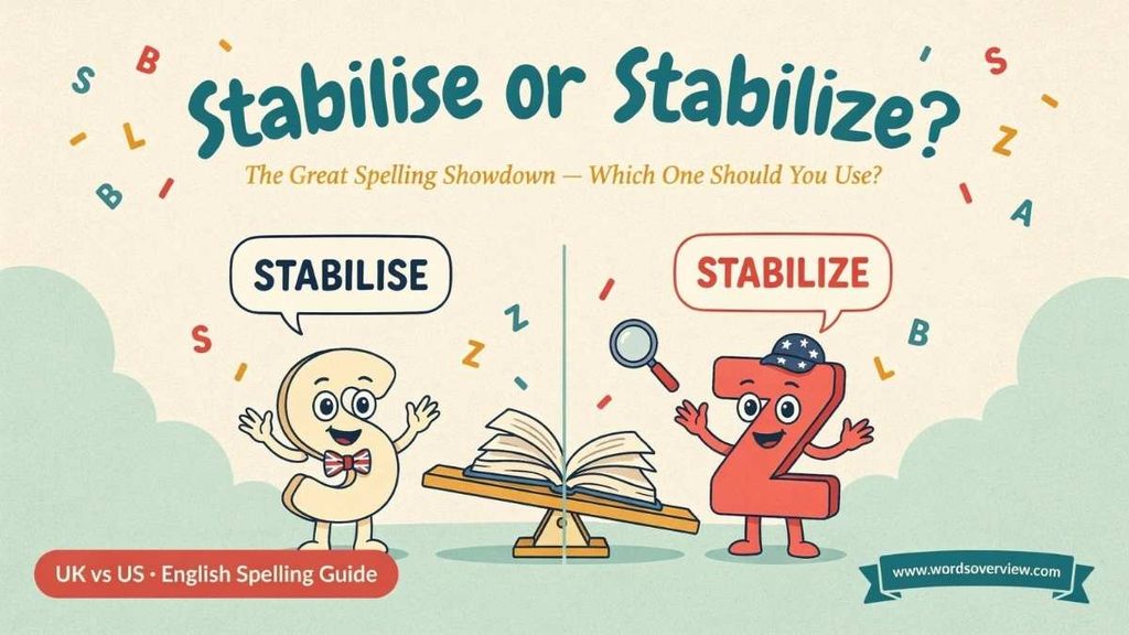 Stabilise in British English