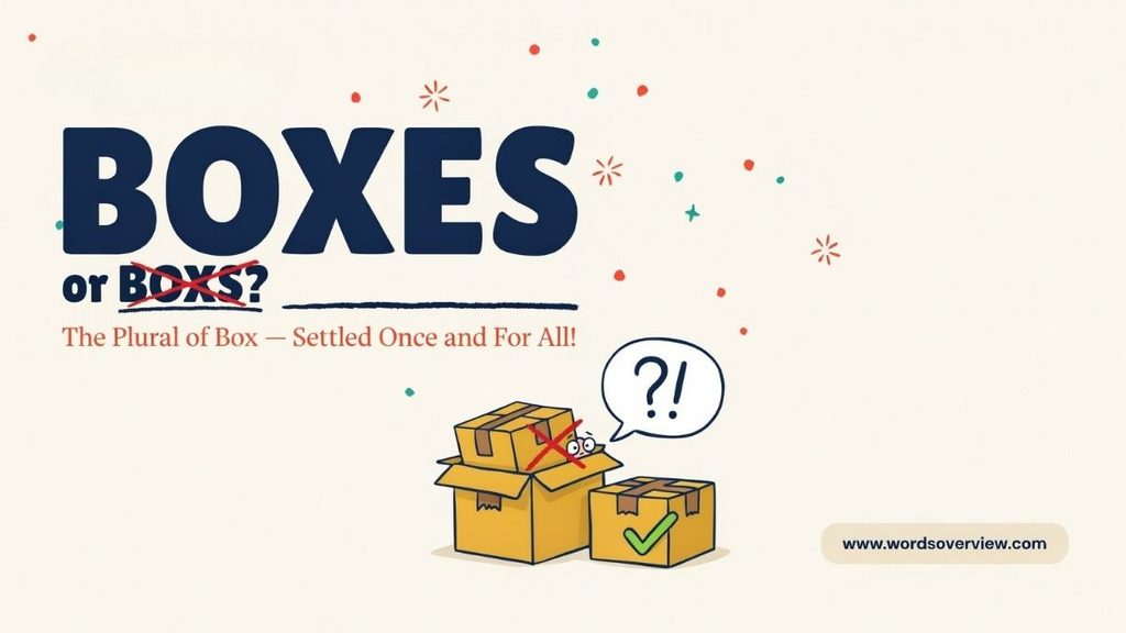 Box or Boxes