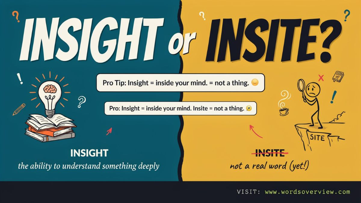 Insight or Insite What’s the Correct English Word?