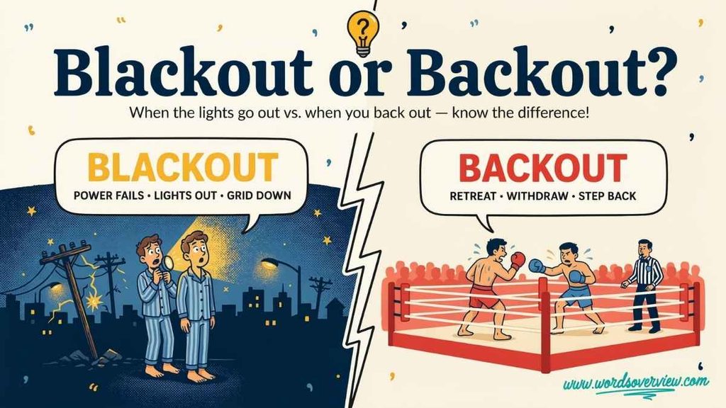 Blackout or Backout: Quick Comparison
