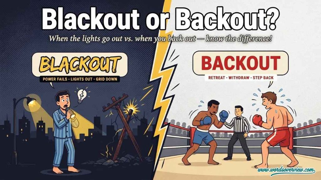 What Does Back Out Mean?