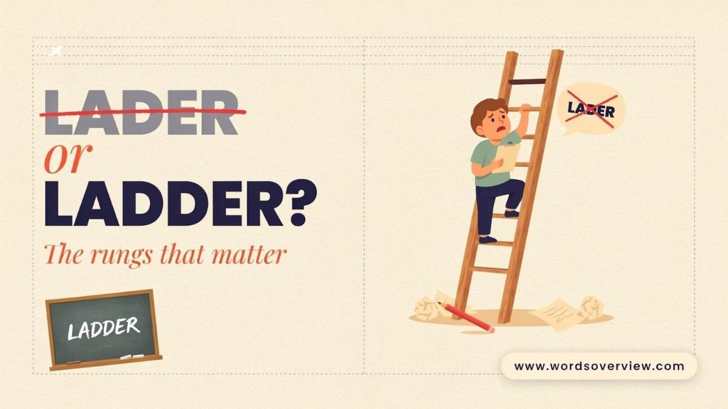 Person climbing a ladder