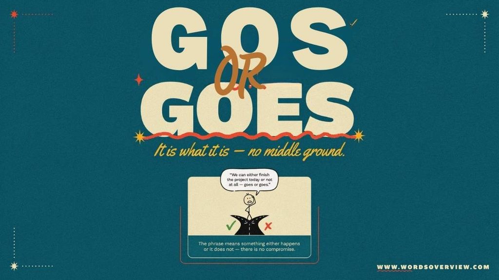 Go or Goes Understanding