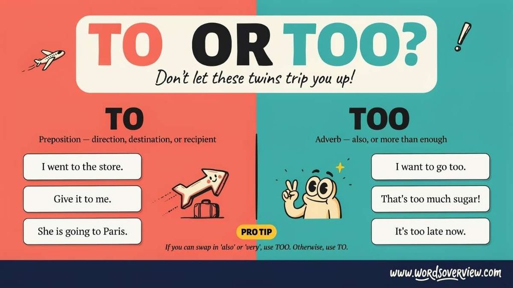difference and correct English usage