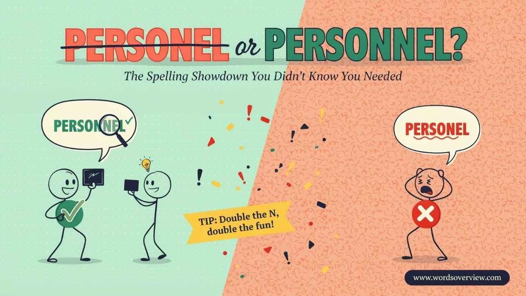Personel and Personnel in Everyday Writing