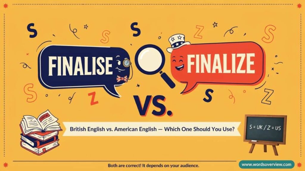 Finalise or Finalize: Difference, Spelling and Usage
