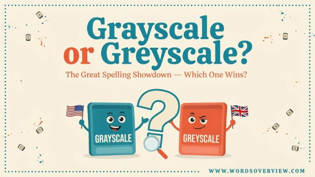 Grayscale or Greyscale: Which Is Correct?