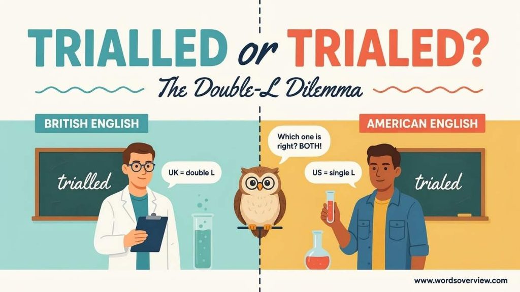 Trialled or Trialed British English vs American English
