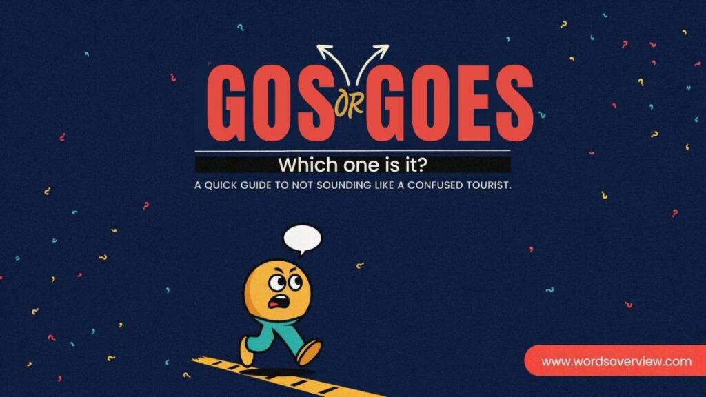 Gos or Goes Which Spelling Is Correct?