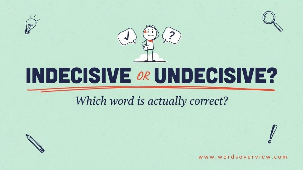 A Practical Case Study Indecisive or Undecided