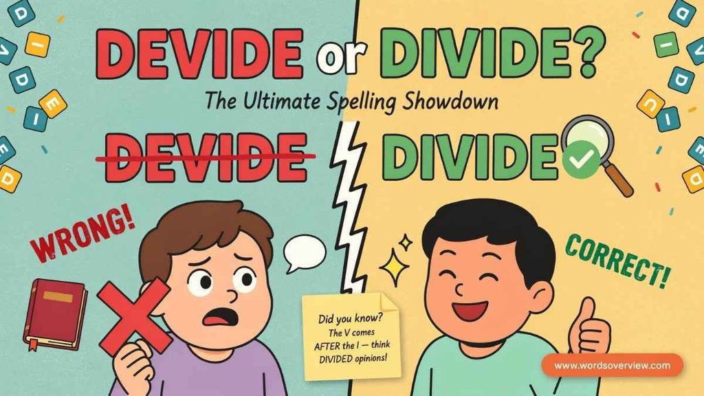 Why the Spelling of Divide Can Be Confusing