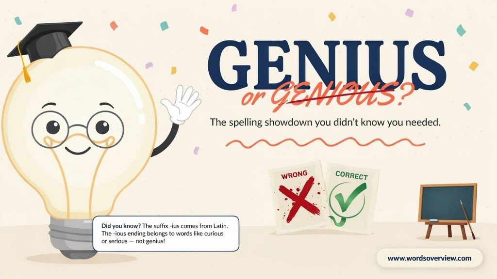 Genius Spelling UK or Genius Spelling US