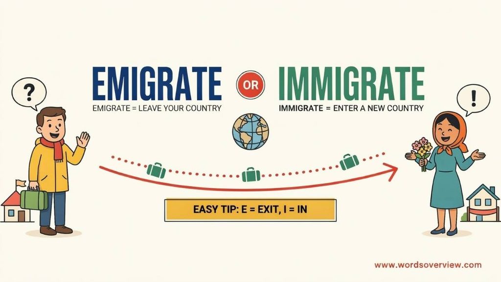 How to Use Emigrate and Immigrate Correctly