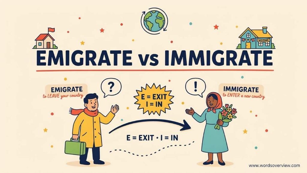 Emigrant vs Immigrant