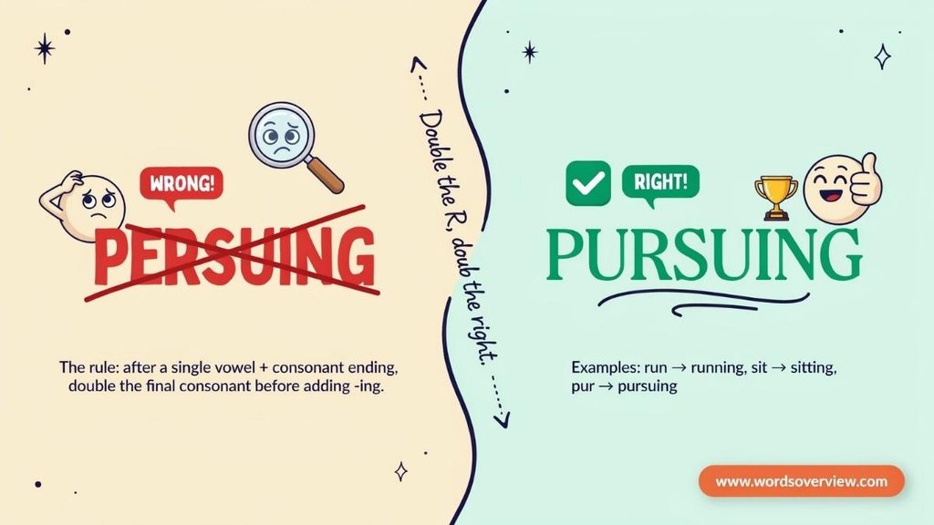 Pursue or Persue Which Is Correct?