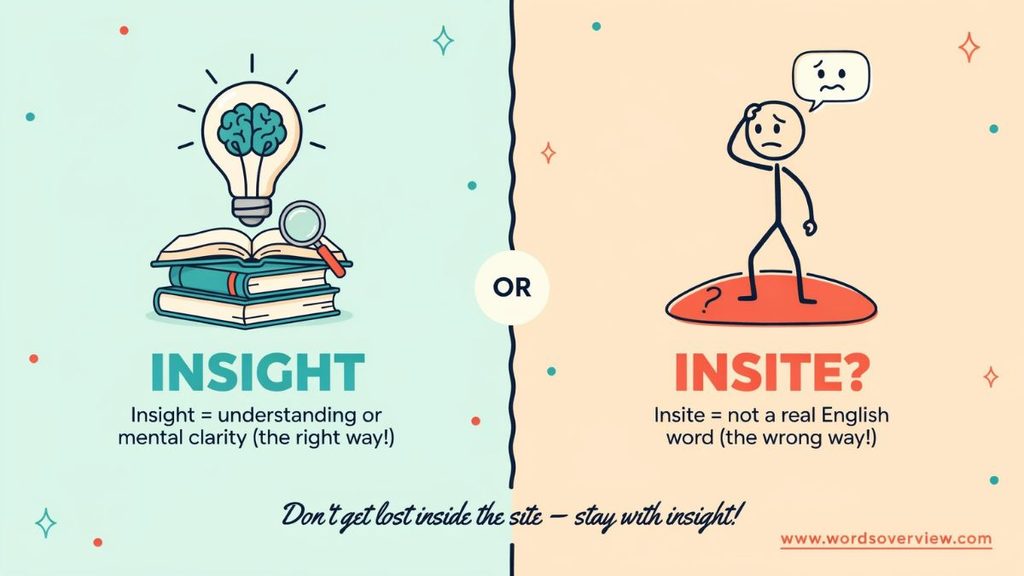 Insight or Insite Difference