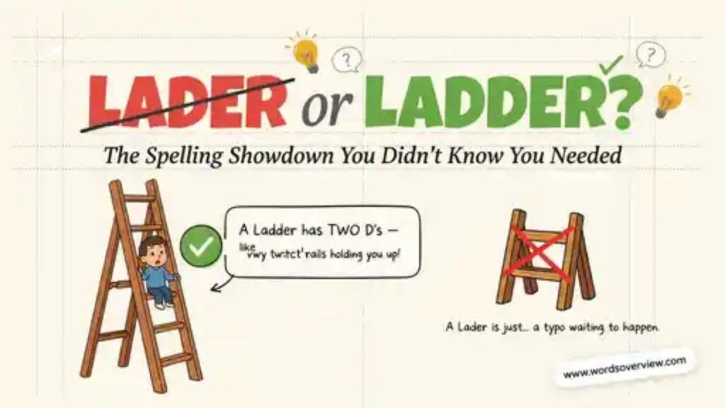 Lader or Ladder Which One Should You Use?