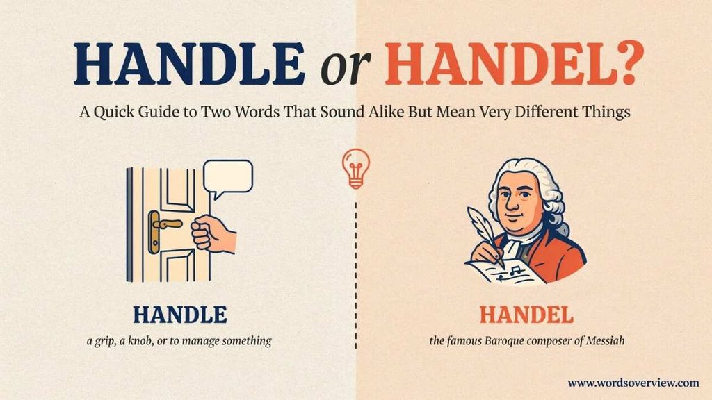 Handle or Handel grammar guide