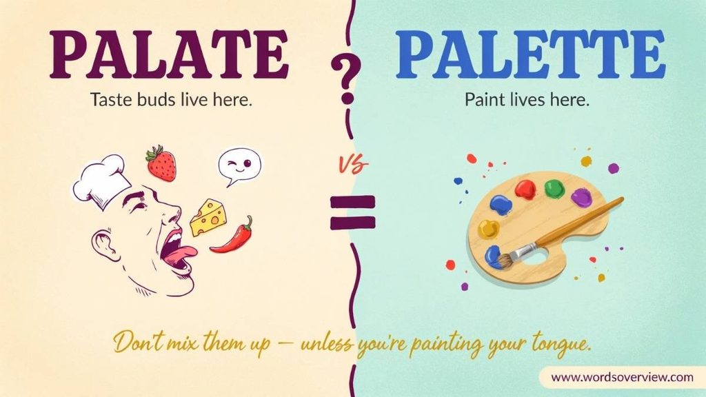 Palate as Taste and Preference