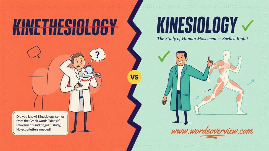 Kinesthesiology Meaning vs Kinesiology Meaning