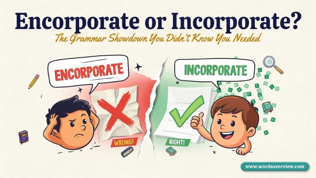 Why Do People Confuse Encorporate and Incorporate?