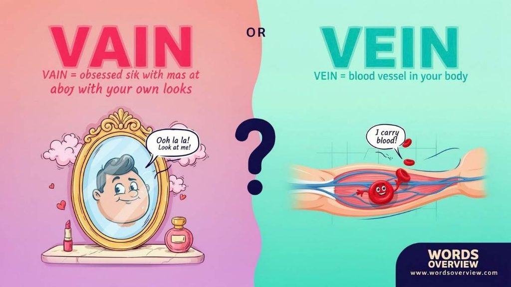 Vain vs Vein The Main Difference