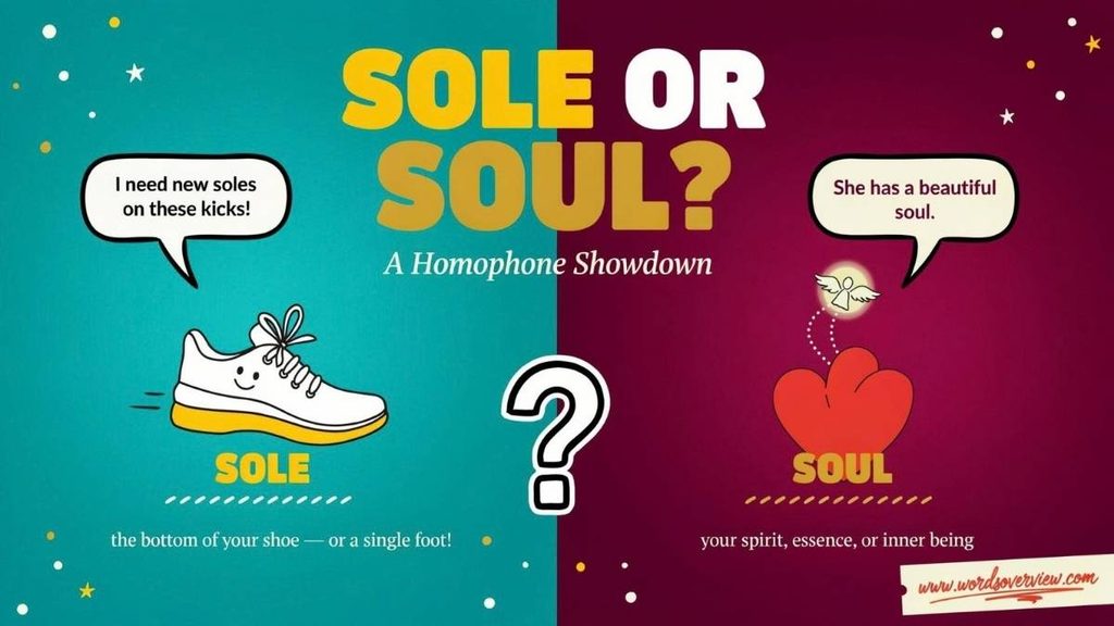 Sole or Soul: Quick Reference