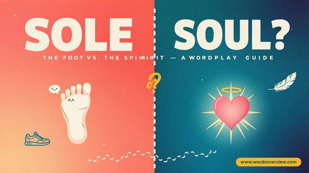 Are Sole and Soul Homophones?