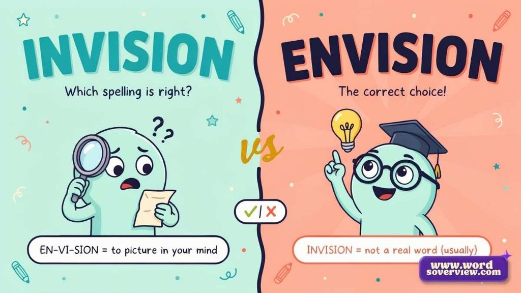 Invision or Envision Which Spelling Is Correct?
