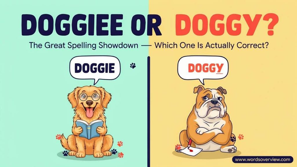 Doggy or Doggie in British English