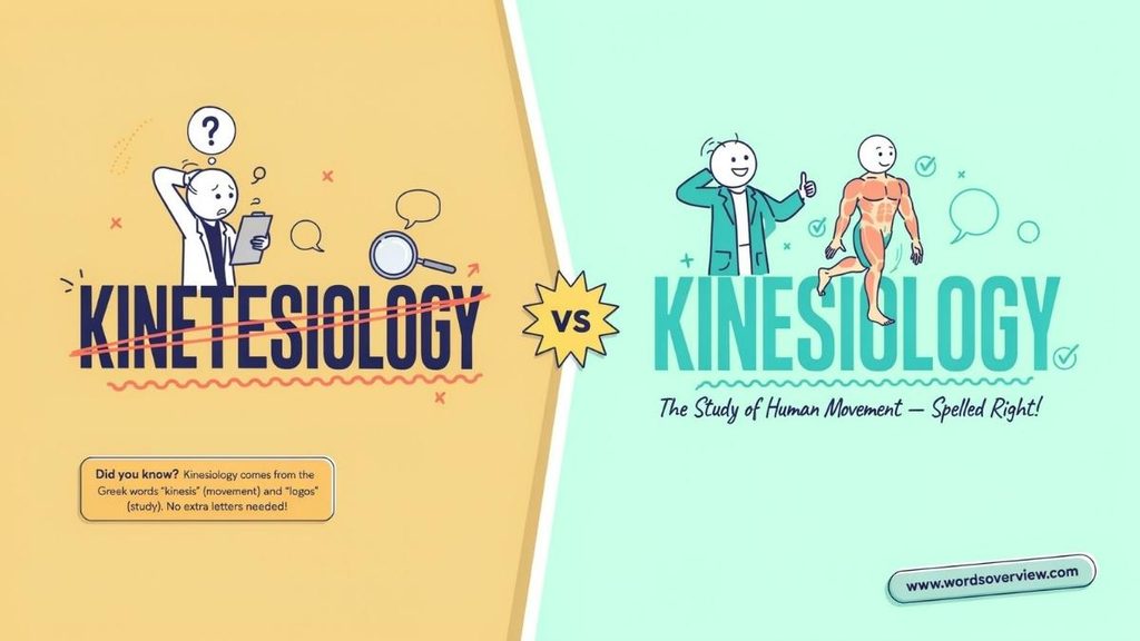 Kinesthesiology vs Kinesiology Examples in Sentences