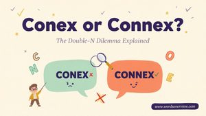 Conex or Connex: Meaning, Spelling and Correct Usage