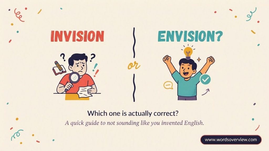Why Do People Confuse Invision and Envision?