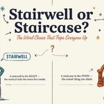 Stairwell or Staircase: Meaning, Differences and usage