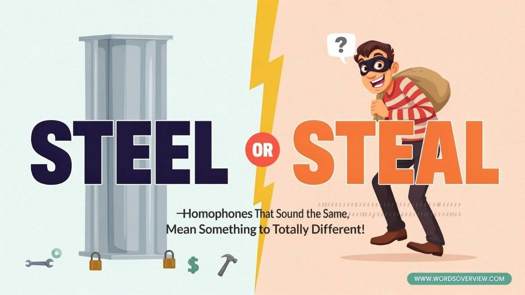 Steel and Steal: Word Origins