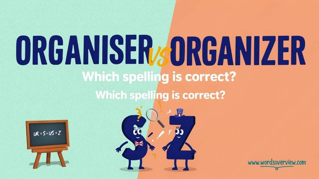 Is Organizer or Organiser Correct?
