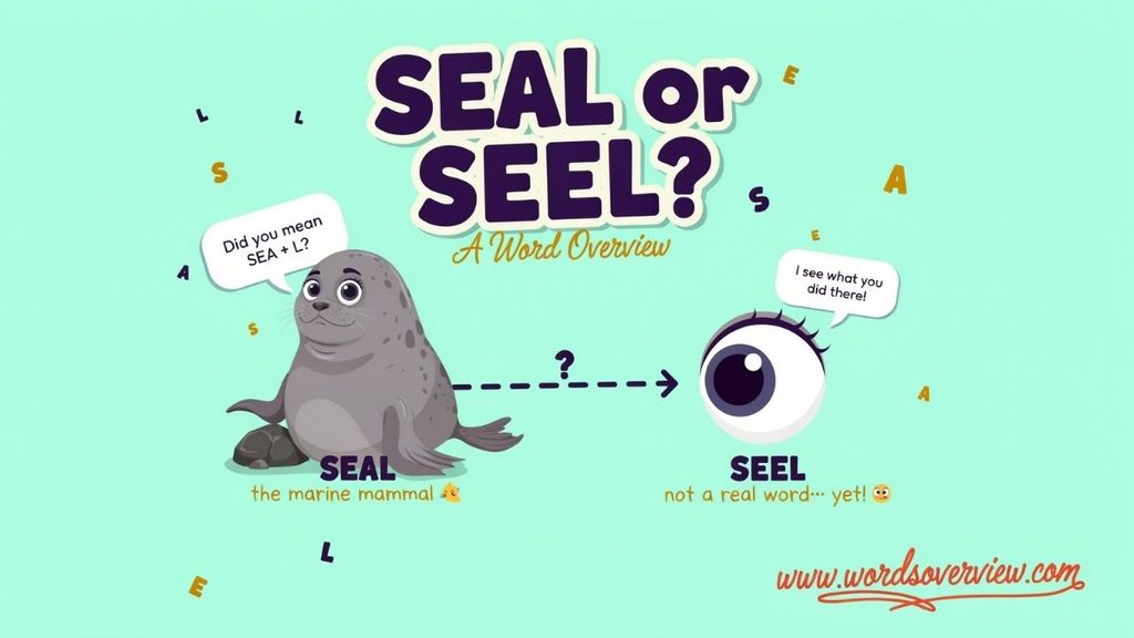 What Does Seel Mean?