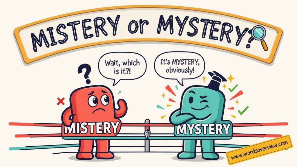 Mystery vs Mistery: The Main Difference