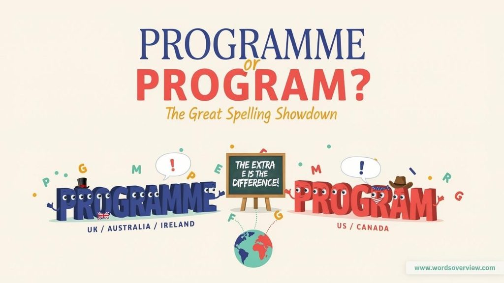 Is Programme or Program Correct in British English?