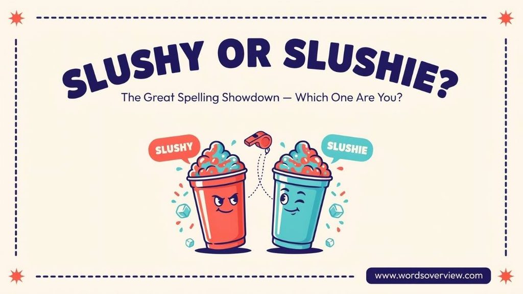 Slushie vs Slushy: Which One Should You Use?