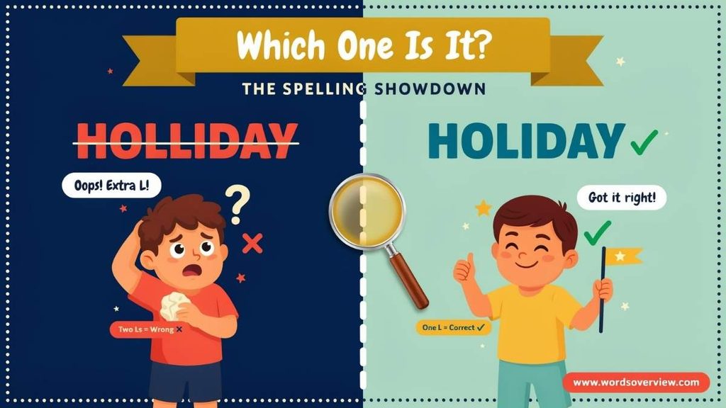 Holliday or Holiday: Spelling and Pronunciation