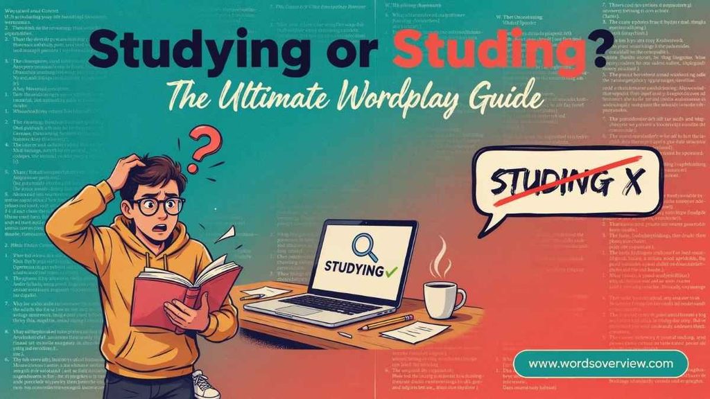 Studying Definition and Examples